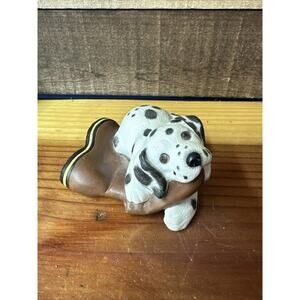 Princeton Gallery Dalmation Puppy Fine Porcelain Figurine "Mischief Afoot" 1994